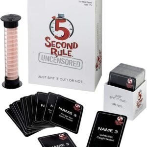 5 Second Rule Game - Uncensored Card Game for Family Fun, Party, Kids, Travel, Game Night & Sleepovers - Think Fast and Shout Out Answers - For Ages 17+ (MOQ 24pcs) - Image 3
