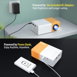 Mini Projector, PVO Portable Projector for Cartoon, Kids Gift, Outdoor Movie Projector, LED Pico Video Projector for Home Theater with HDMI USB Interfaces and Remote Control (MOQ 40pcs) - Image 4