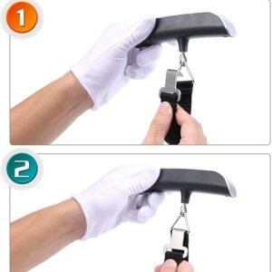 Digital Hanging Luggage Scale Portable Handheld Baggage Scale For Travel Suitcase Scale For Traveling With Lcd Display 50Kg/110Lb (MOQ 200pcs) - Image 3