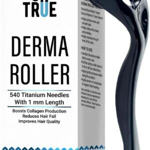 Sotrue Derma Roller For Hair Growth 1 mm with 540 Titanium Needles | Repairs Damaged Hair, Activates Hair Follicles | For Hair Fall & Hair Thickening | Easy to Use (MOQ 50pcs))