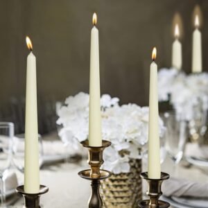 BOLSIUS Taper Candles 10 In. (10 Count-Ivory) (MOQ 50 pcs) - Image 3