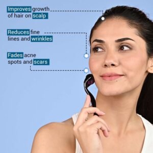 Sotrue Derma Roller For Hair Growth 1 mm with 540 Titanium Needles | Repairs Damaged Hair, Activates Hair Follicles | For Hair Fall & Hair Thickening | Easy to Use (MOQ 50pcs)) - Image 5