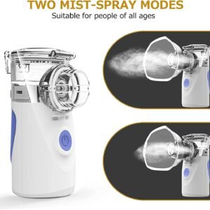 CGY Handheld Mesh Inhaler Automatic Inhalators for Adults and Children Mini Ultrasonic Humidifier for Home and Travel Use Mesh Inhalators with Masks and Mouthpieces (MOQ 50pcs) - Image 5