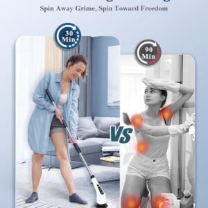 Electric Spin Scrubber, Cordless Cleaning Brush with 7 Replaceable Drill Brush Heads and 54 Inch Adjustable Extension Arm, Power Shower Scrubber for Bathroom, Kitchen, Floor, Tile, Tub (MOQ 50pcs) - Image 7