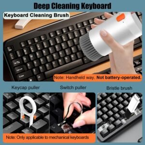 20 in 1 Multifunctional Cleaner Kit for Electronic Devices, Keyboard Cleaning Brush, Headphones Cleaner Kit for AirPods, Multi-Tool for Cleaning Laptop, Keyboard, Earbuds, Camera, Cellphones (MOQ 50pcs) - Image 4