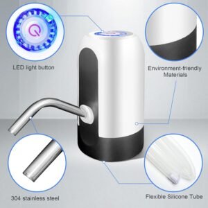 Automatic Gallon Water Bottle Dispenser, USB Rechargeable 1200mAh Battery, 2L-20L Universal Bottle, (MOQ 150) - Image 3