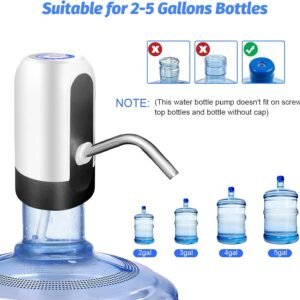 Automatic Gallon Water Bottle Dispenser, USB Rechargeable 1200mAh Battery, 2L-20L Universal Bottle, (MOQ 150) - Image 5